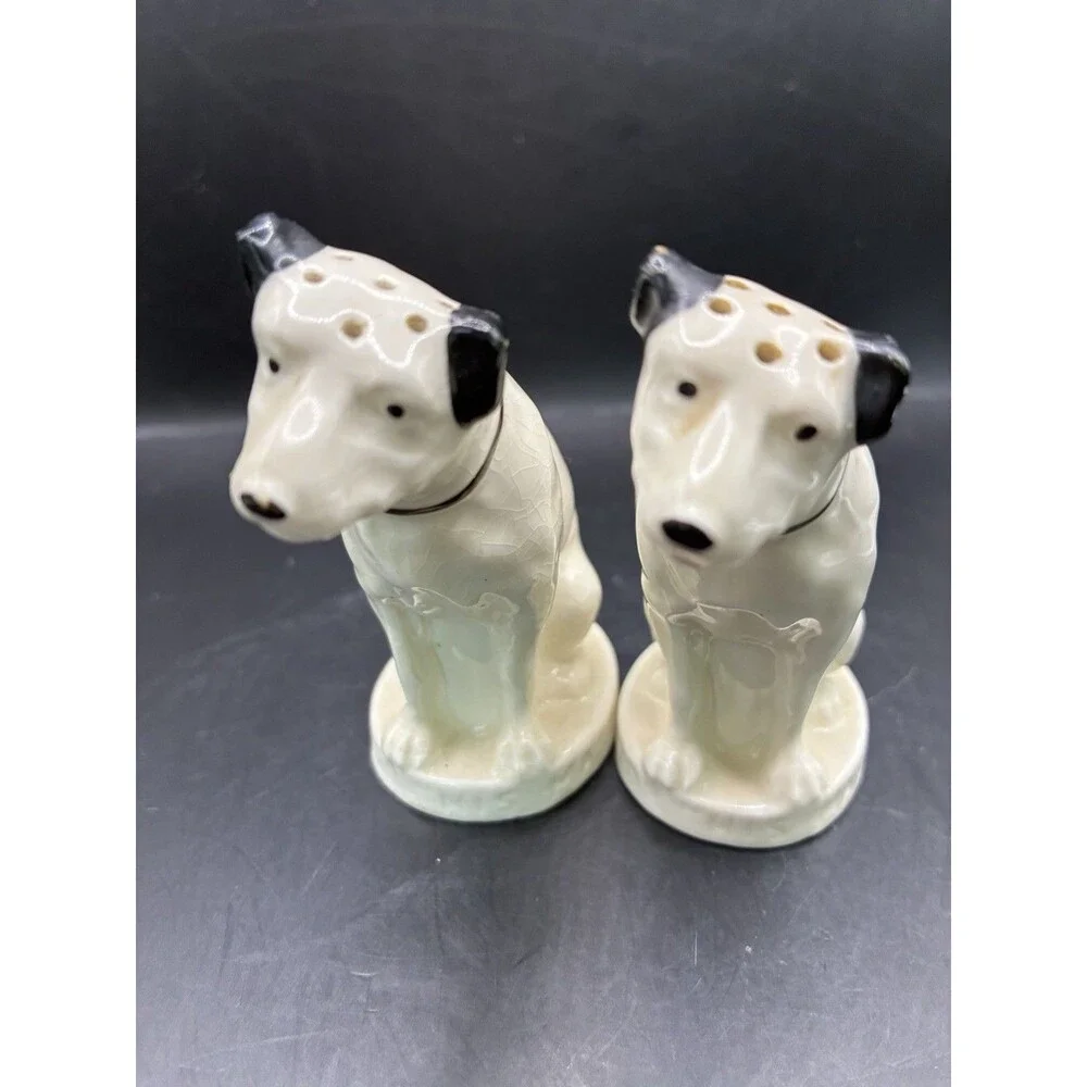 Antique Lenox RCA Victor salt & pepper shakers - Nipper 
